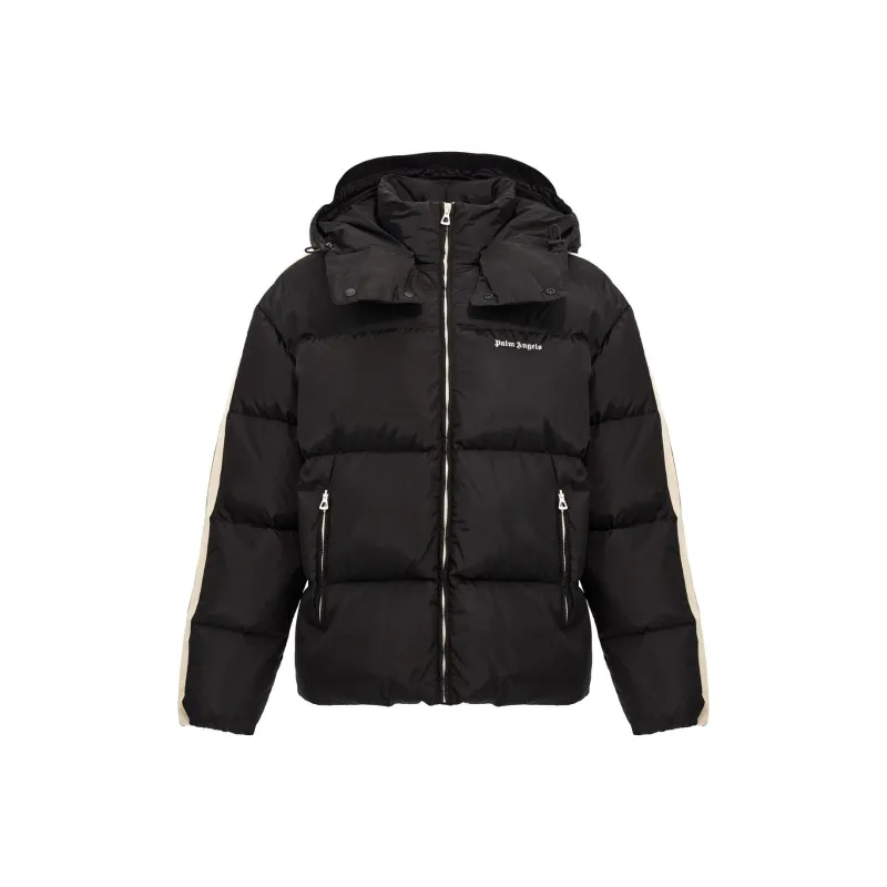 PALM ANGELS Logo Embroidered Padded Track Jacket-0
