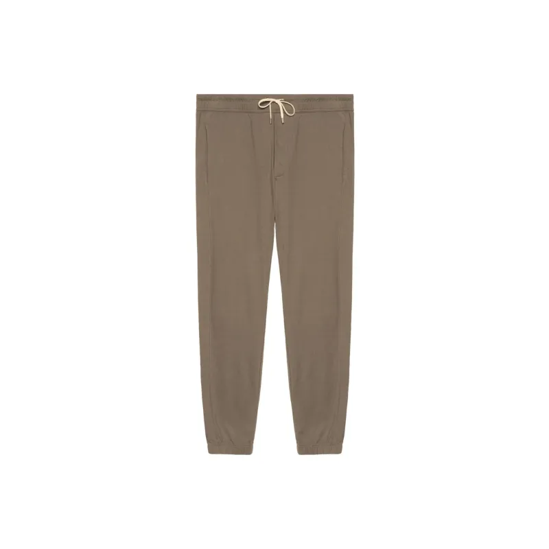 SAINT LAURENT Knitted Sweatpants Men Ecru-0