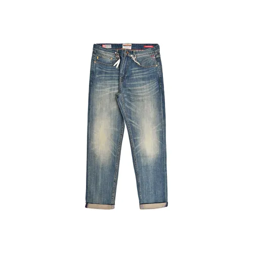 Devanro Jeans Men Blue