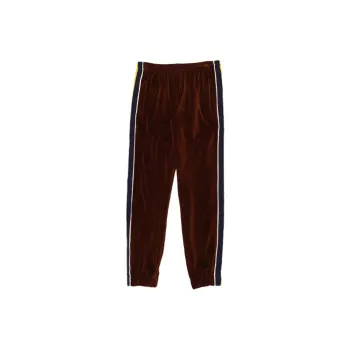 GUCCI Velvet Logo Pants