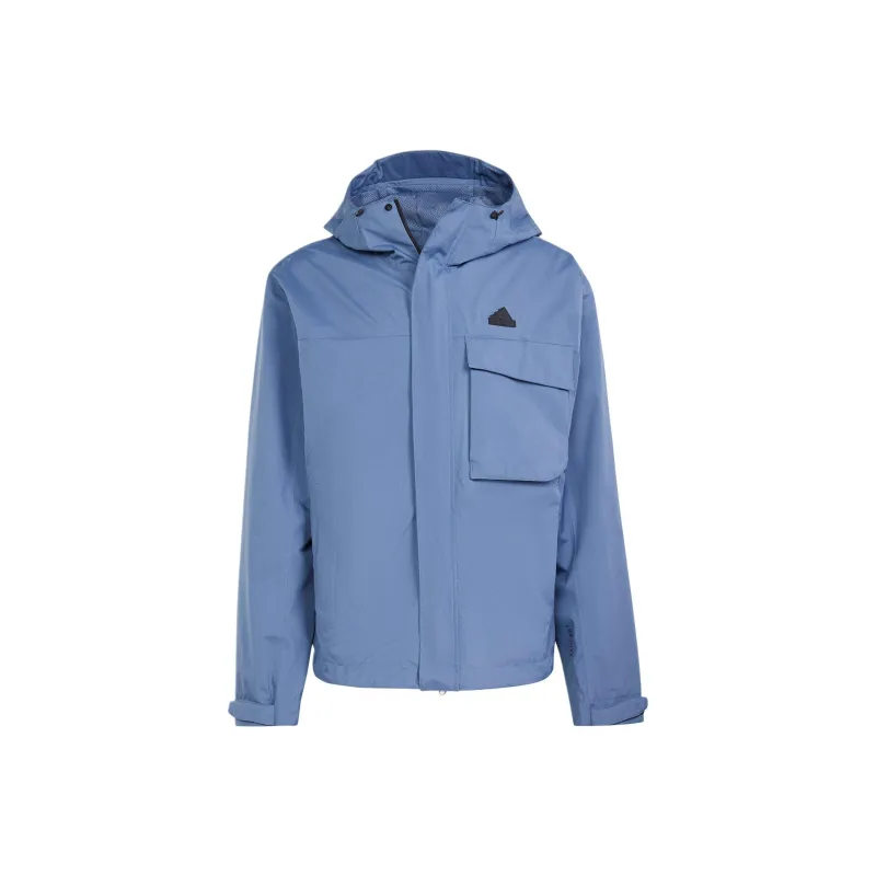 Adidas City Escape Rain.Rdy Jacket Jackets Coats Men's Blue-0
