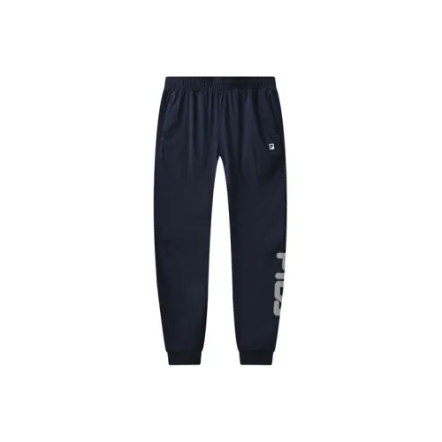 FILA Knitted Sports Pants Men's Blue