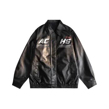 ACHS AWAKE Leather Jacket Unisex