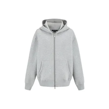 URBAN REVIVO Jackets & Coats Men's Light Gray Heather Gray