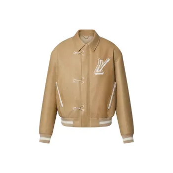LOUIS VUITTON 10's Leather Bomber Jacket