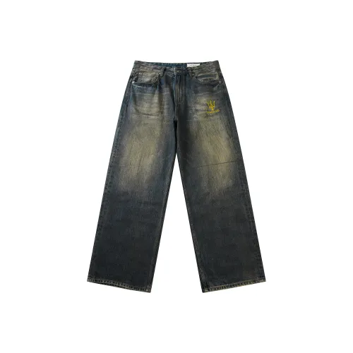Maserati Jeans Unisex Vintage Blue