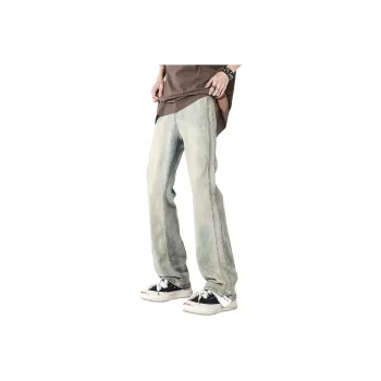 Pepe The Frog Jeans Unisex Yellow Mud