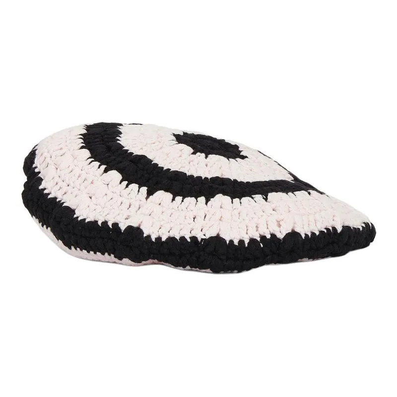 GANNI Cotton Berets Women's Black-1