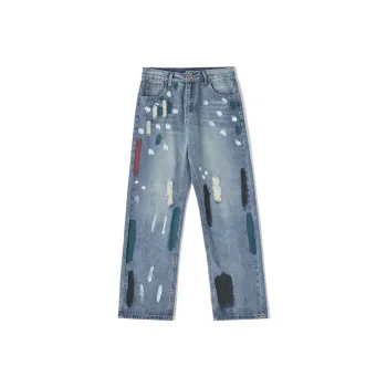 NVRFRGT Jeans Unisex Light Blue