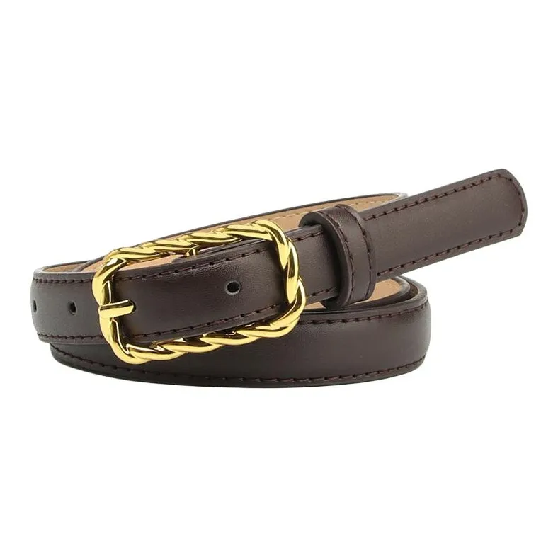 JEANSWEST PU Leather Belts Women's 2CM-3