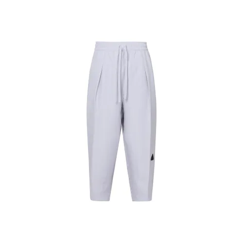 Adidas Knitted Sweatpants Men Silver Gray