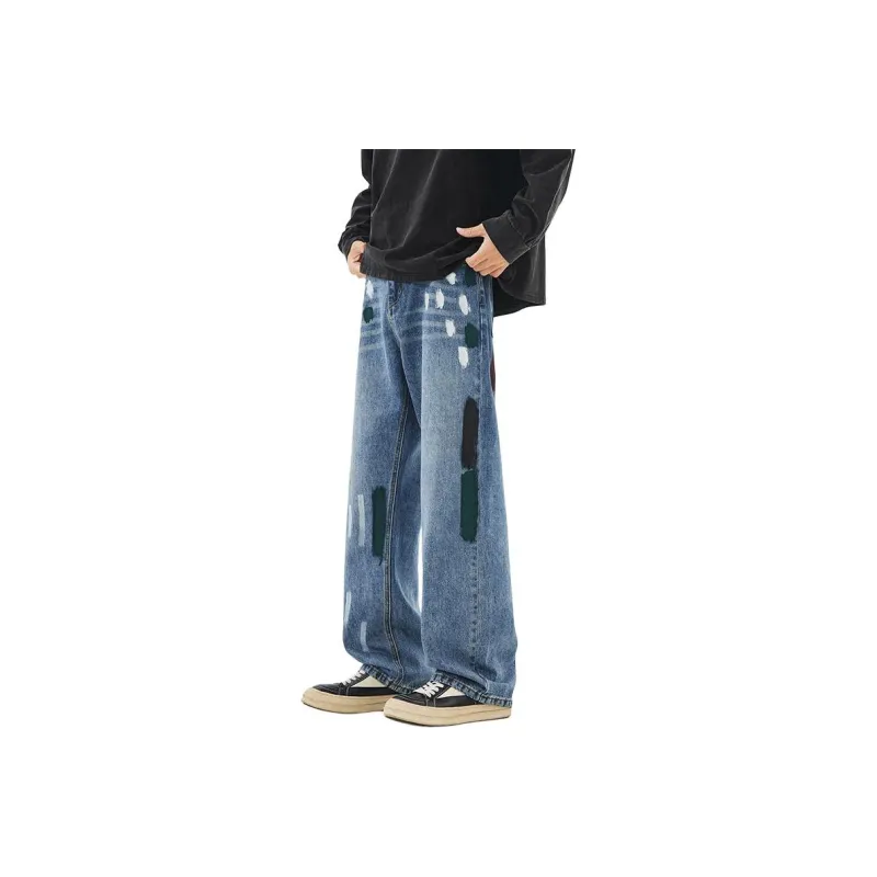 NVRFRGT Jeans Unisex Blue-0
