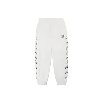 MLB New York Yankees Knitted Sweatpants Unisex White