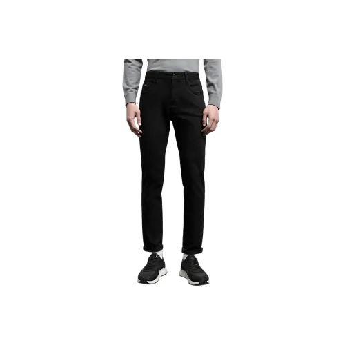 SAINT ANGELO Jeans Men's Black Sand Color