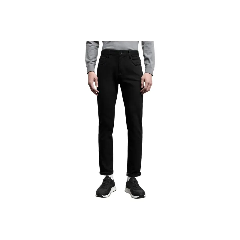 SAINT ANGELO Jeans Men's Black Sand Color-0