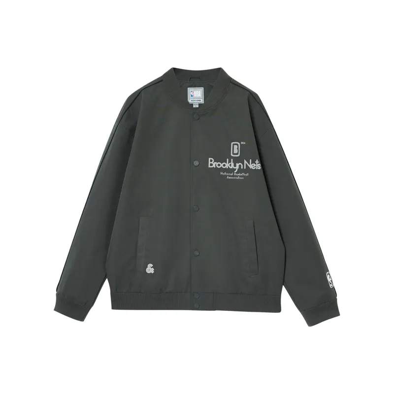 JACK JONES· Jack&Jones X Nets Nba Jackets Coats Men's Black Sandy-0