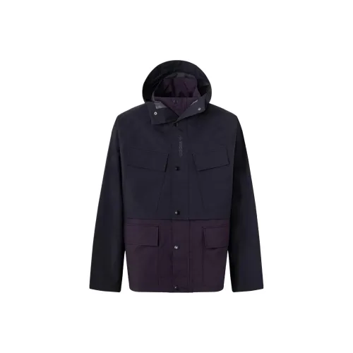 Adidas Originals Convertible Shell Jacket Jackets Coats Men's Black Purple