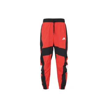Adidas Knitted Sports Pants Men's Red