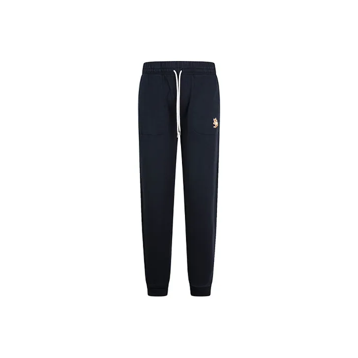 Maison Kitsune Knitted Sports Pants Men's Blue-0