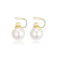 [12mm]Shi Family Pearl Clip-on Earrings