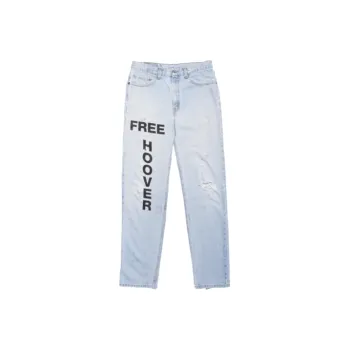 Kanye West & Drake Free Hoover Vintage Repurposed Denim