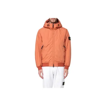STONE ISLAND Jackets & Coats Men's Orange