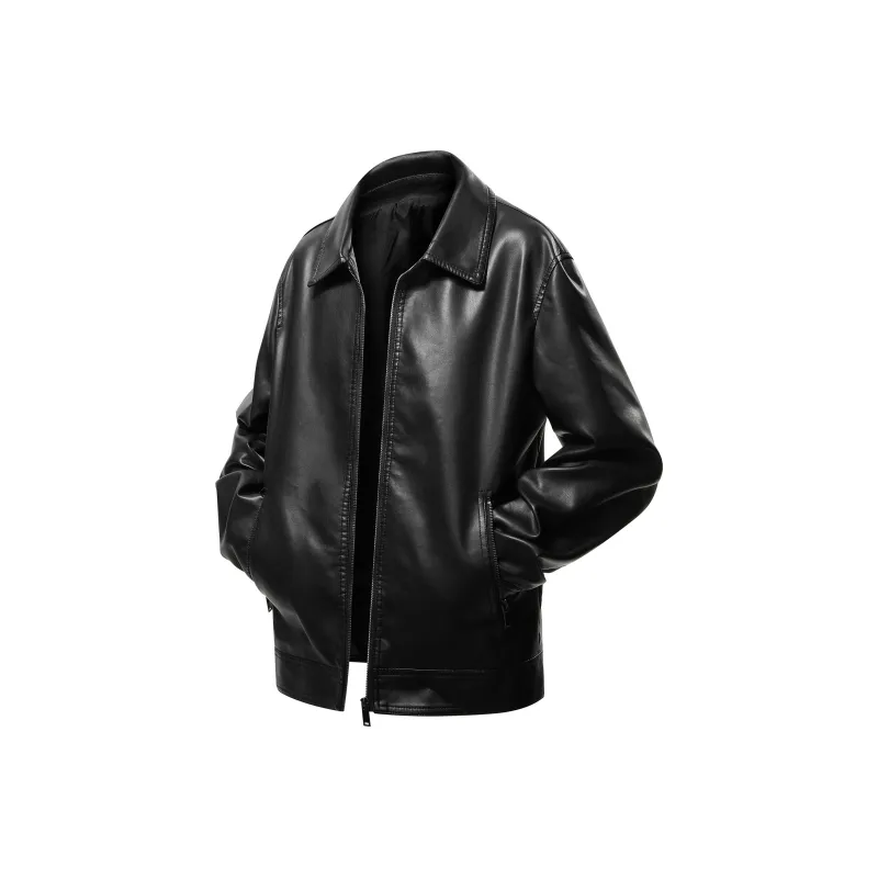 WKPY Leather Jackets Unisex Black-0