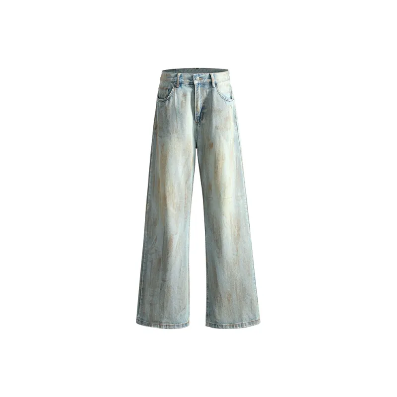DESSO Jeans Unisex Yellow Mud Blended Dye-0