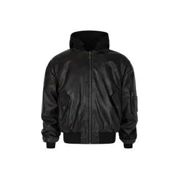 R69 Puffer Jackets Unisex Black, Lining Green