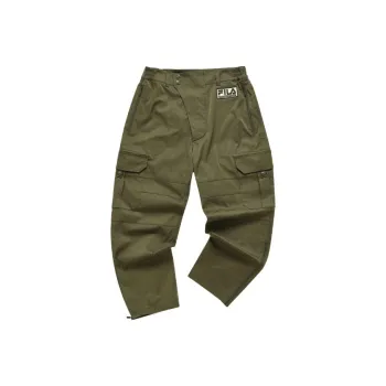White Mountaineering X FILA Cargo Pants Men Grass Green