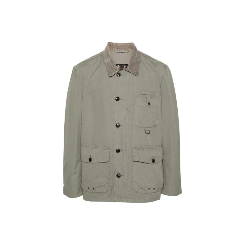 BARBOUR Pocket Detailed Military Shirt Jacket-0