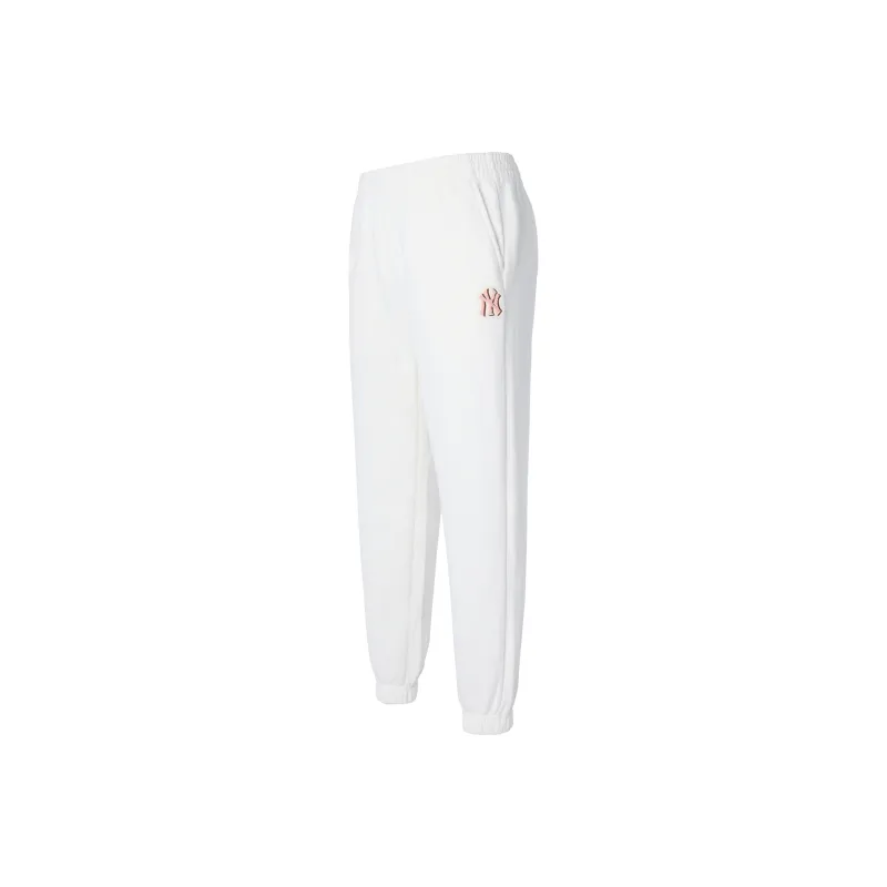 MLB New York Yankees Knitted Sweatpants Men White-0