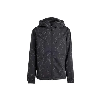 Adidas Originals Montreal Print Windbreaker Jackets Coats Men's Black