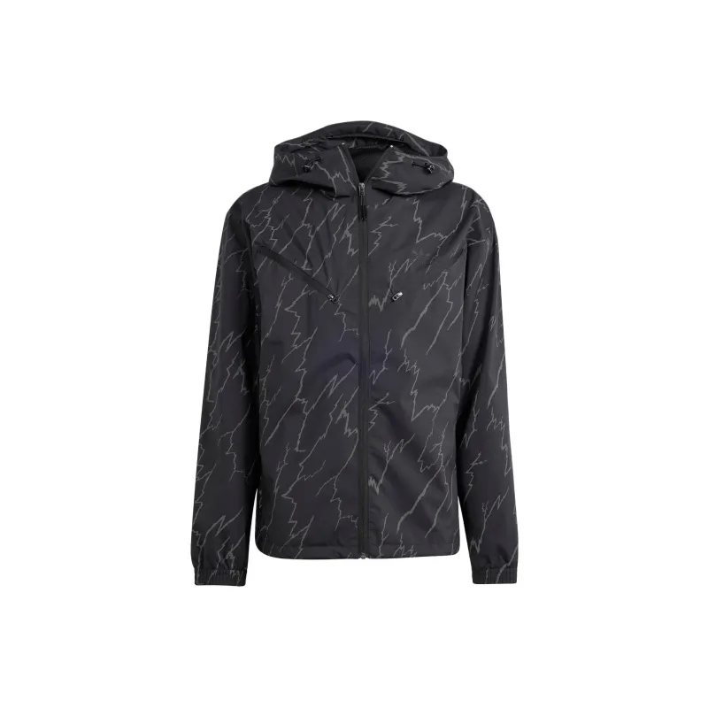 Adidas Originals Montreal Print Windbreaker Jackets Coats Men's Black-0