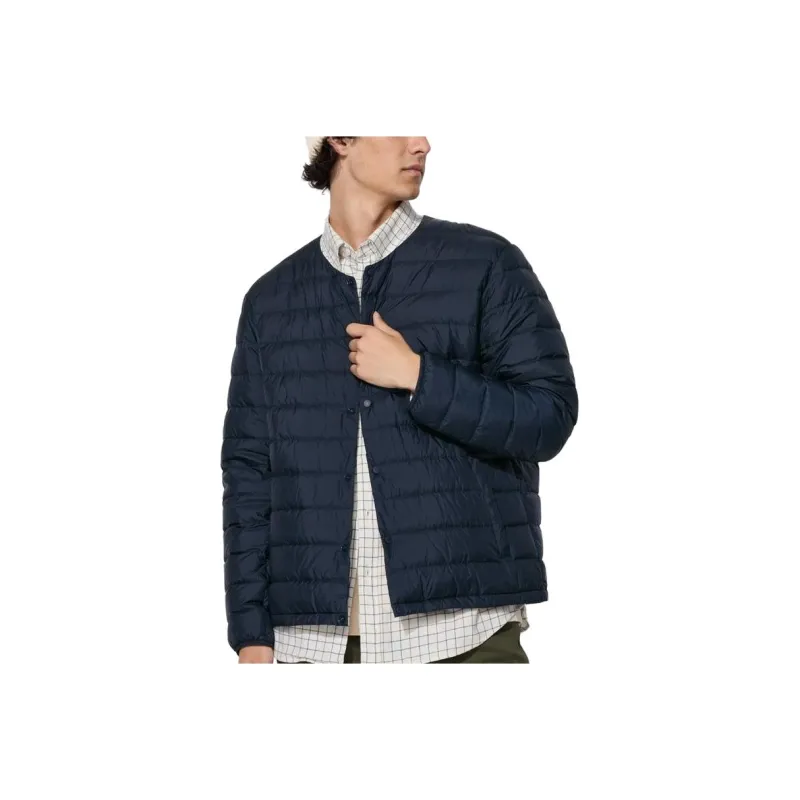 UNIQLO Down Jacket Men's Navy Blue-0
