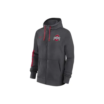 Nike Ohio State Buckeyes Sideline Team Issue Men's Nike College Full Zip Hoodie