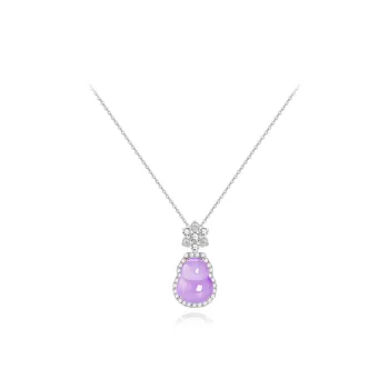 JIACUIYUN Colored Glaze Necklaces Unisex