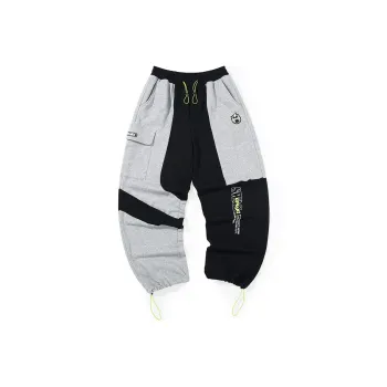 GENANX Sports Pants Unisex Black Gray Color
