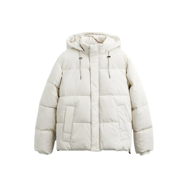 ZARA Puffer Jackets Men Sand-0