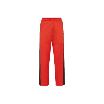 FENDI Knitted Sweatpants Men Red