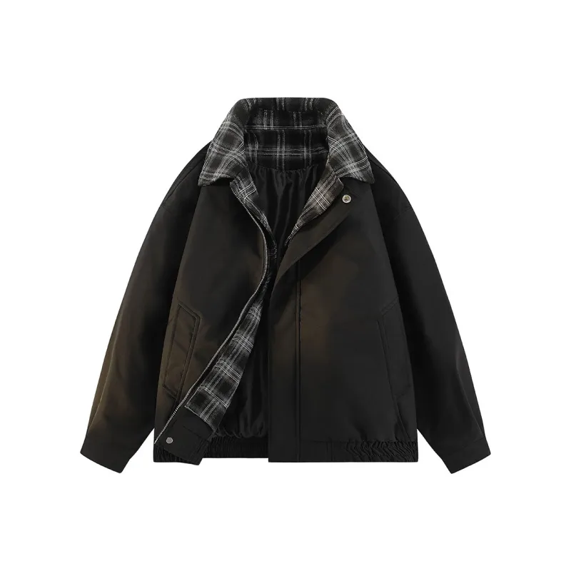 ADOONGA Jackets Coats Unisex Navy Blue-0