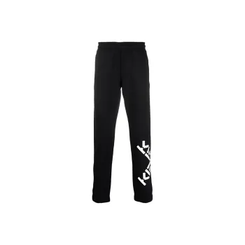 KENZO SS21 Knitted Sports Pants Men's Black
