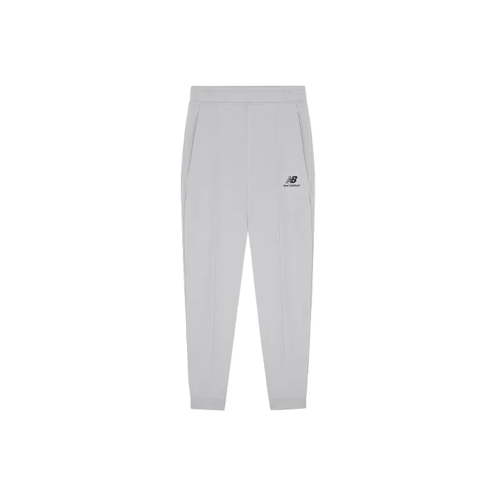 New Balance Knitted Sweatpants Men Gray-0