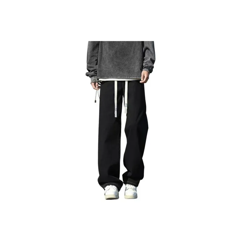 NOME Minimalist Style Fashion Basic Washable Jeans Unisex-15