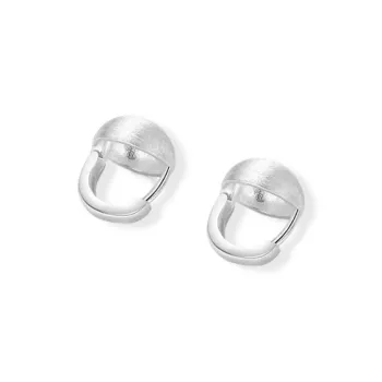 KIVA 999 Fine Silver Stud Earrings Unisex