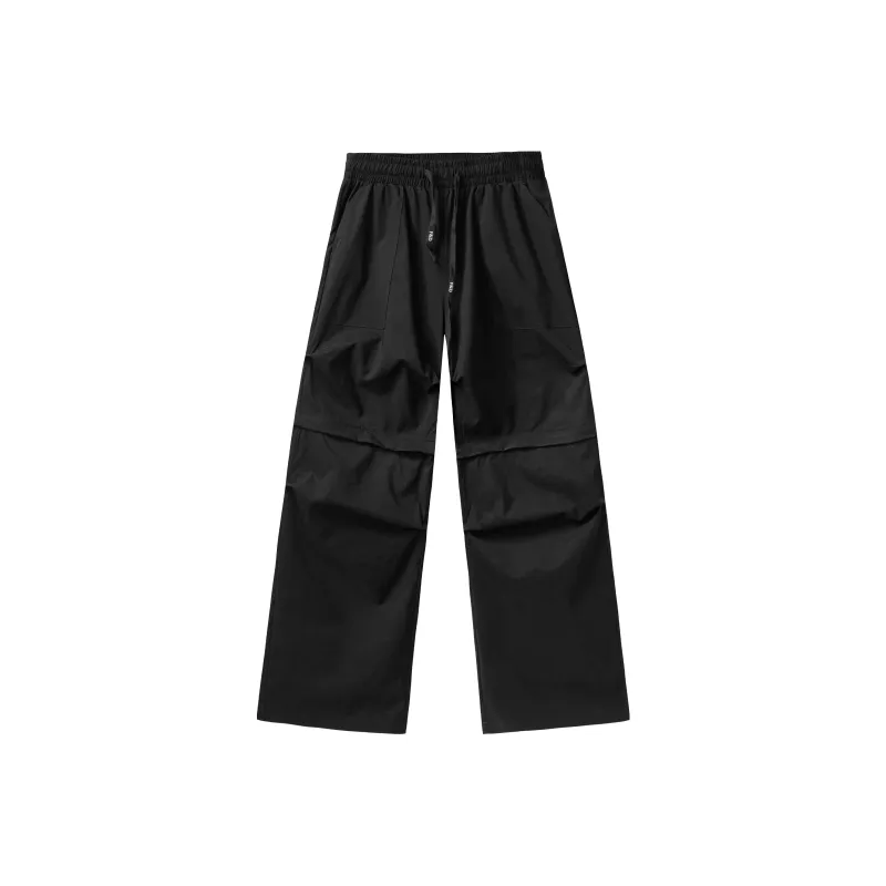 PILOTDRAGON Casual Cargo Pants Unisex Black-0