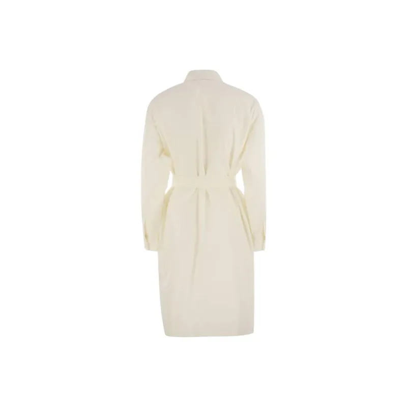 WEEKEND MaxMara Long Sleeved Dress Women's White-1