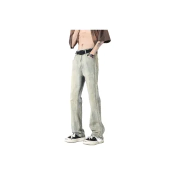 RED DRAGONFLY Jeans Unisex Washed Yellow Mud