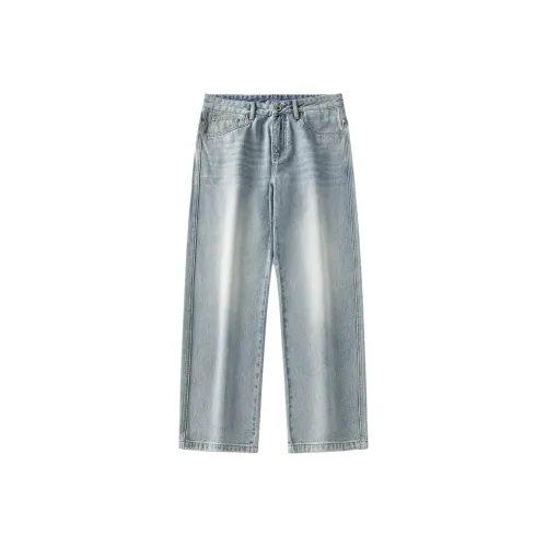 PENTAGONAL HEART Jeans Men's Light Blue