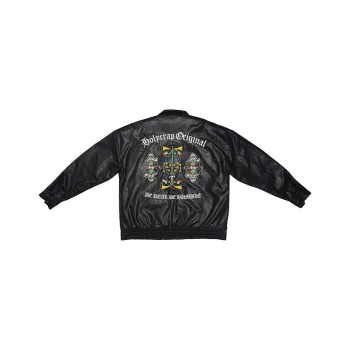 Holycrap Leather Jackets Men Black
